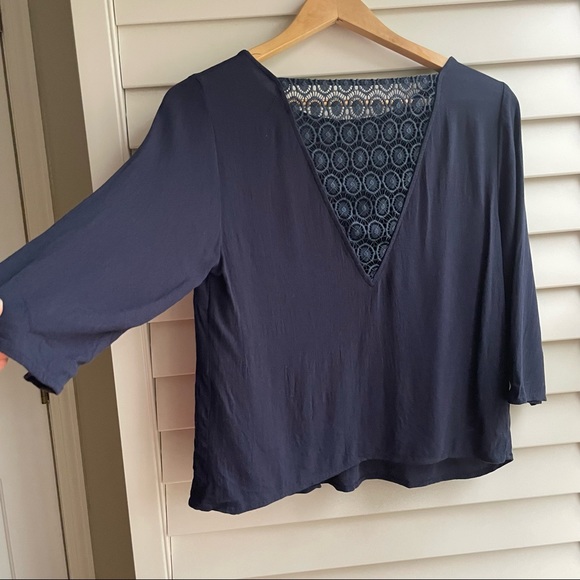 Navy Half Sleeve Top - Picture 4 of 6